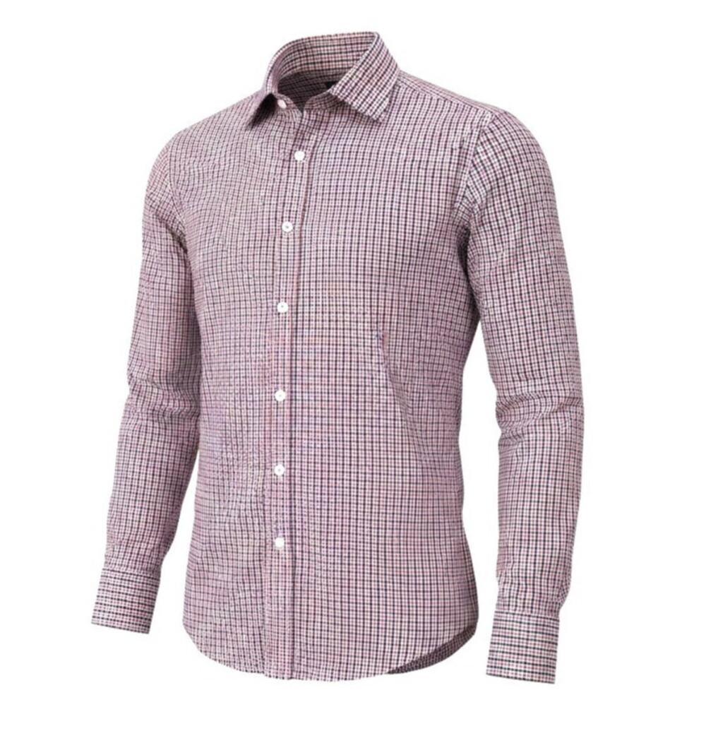 Thomas Mason for J.Crew Men's Size XS Ludlow Micro Checked Button-Up Dress Shirt